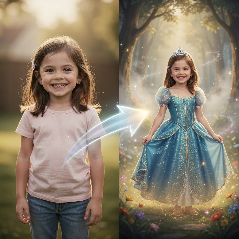 magic kids portrait